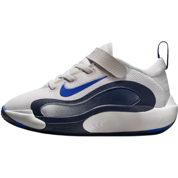 Nike Nike ISOFLY Abrasion Resistant Low top Kids Lifestyle Shoes Gray Children Aged 3 7 Years Old