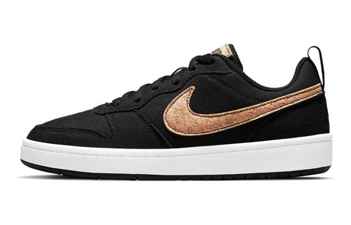 Nike Nike Court Borough Low 2 Canvas Black Praline GS