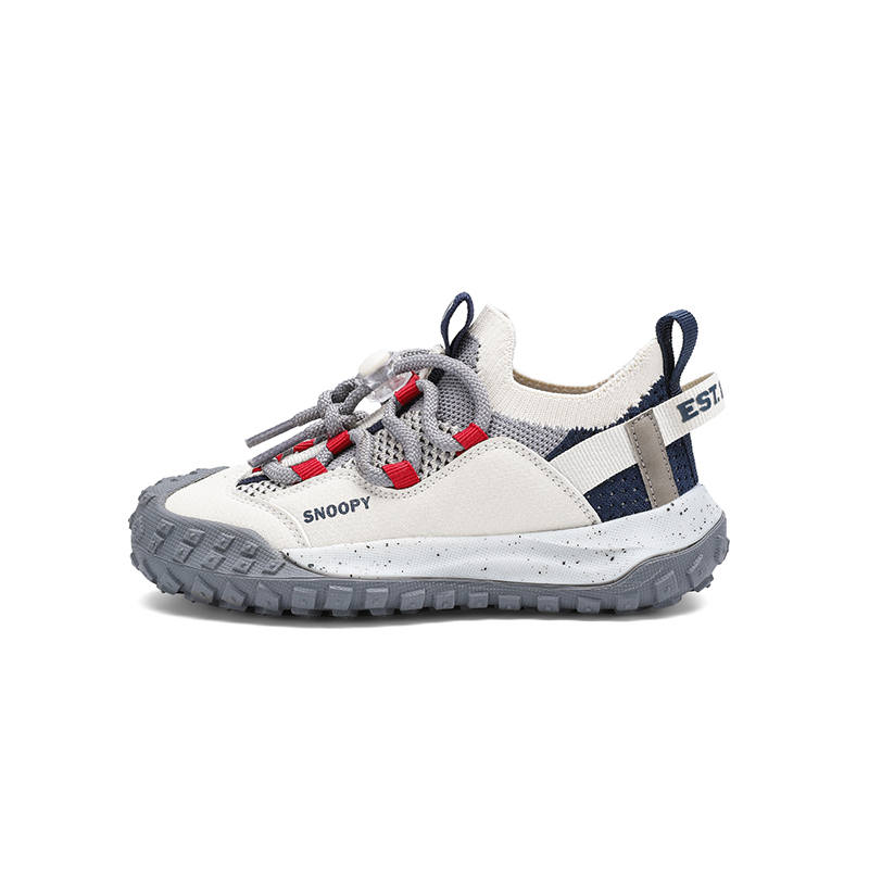 SNOOPY Explorer Abrasion Resistant Breathable Low top Kids Lifestyle Shoes Blue Red Kids'