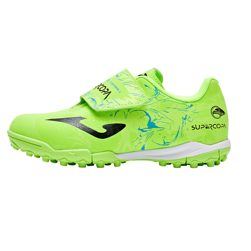 Joma Synthetic Leather Low top Soccer Shoes Neon Green Kids'