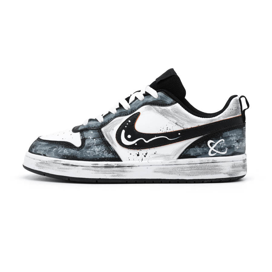 Nike Nike Court Borough Synthetic Leather Cushioning, Wear Resistant Low top Kids' Skateboarding Shoes Kids'