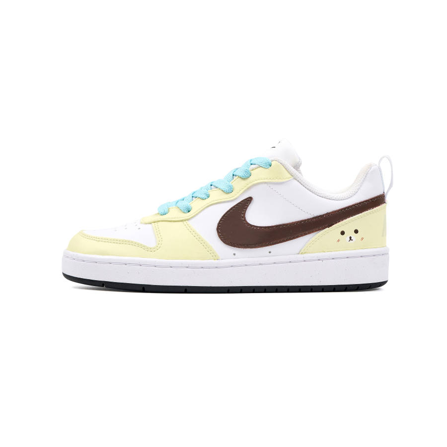 Nike Nike Court Borough Butter Bear Low top Kids' Skateboarding Shoes Ecru Unisex