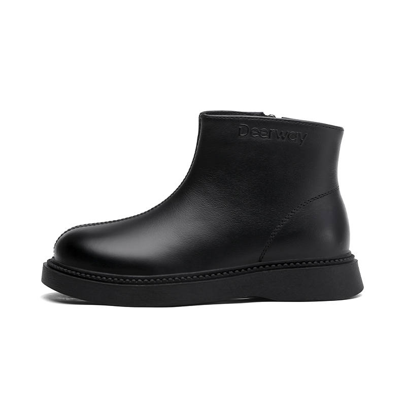 DEERWAY Slip Resistant, Anti Kick, Waterproof High top Leather Boots Kids'