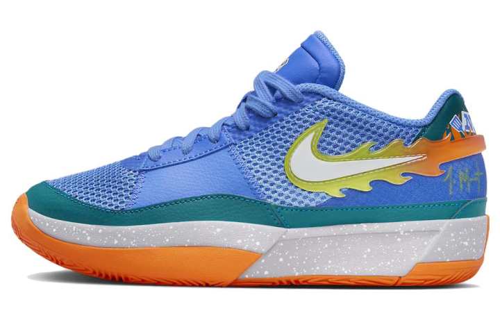 Nike Nike Ja 1 Ja Morant 1 'Backyard BBQ' Low top Children's Basketball Shoes Blue Orange Kids'