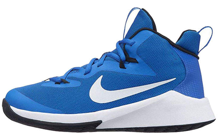 Nike Nike Future Court Mid top Basketball Shoes Blue White Unisex