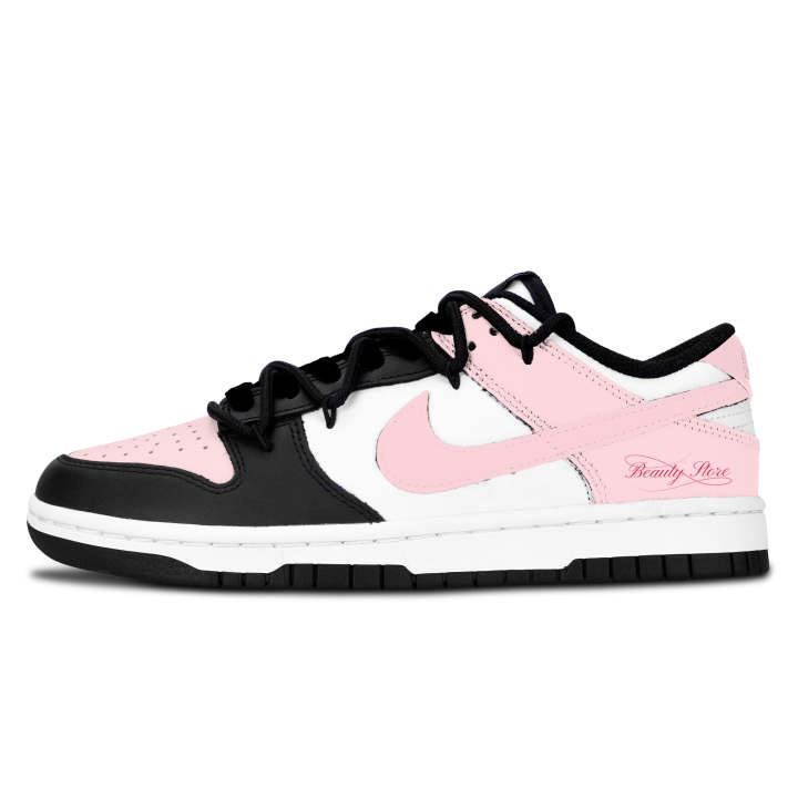 Nike Nike Dunk Rose Pink Soft Leather Slip Resistant Lightweight Cushioning Slip Resistant Lightweight Cushioning Low top