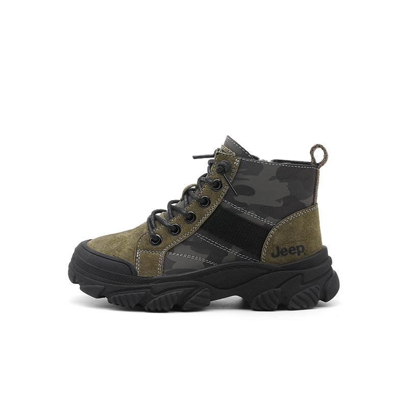 Jeep Comfortable Abrasion Resistant Abrasion Resistant Kids' Boots Army Green Kids'