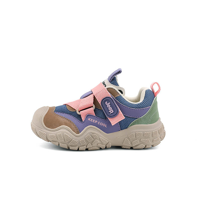 Jeep Synthetic Leather Kids Lifestyle Shoes Grape Purple Kids'