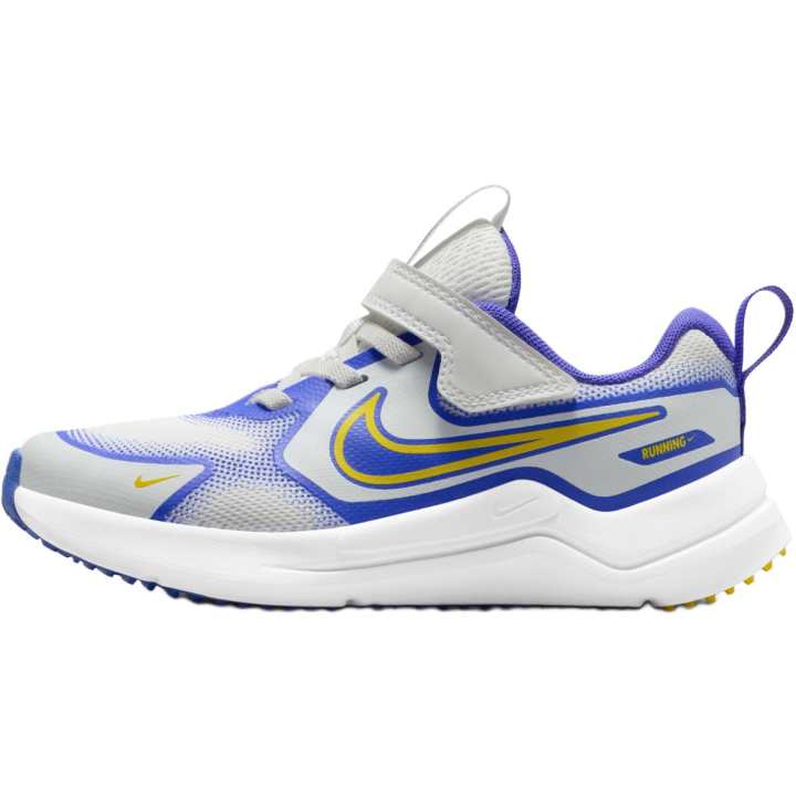 Nike Nike Cosmic Runner Cushioning Breathable Low top Kids' Running Shoes White Blue Children Aged 3 7 Years Old