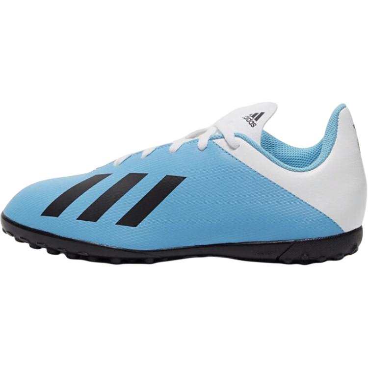 Adidas Adidas X 19.4 Abrasion Resistant Breathable Low top Kids' Soccer Shoes Blue Teenagers