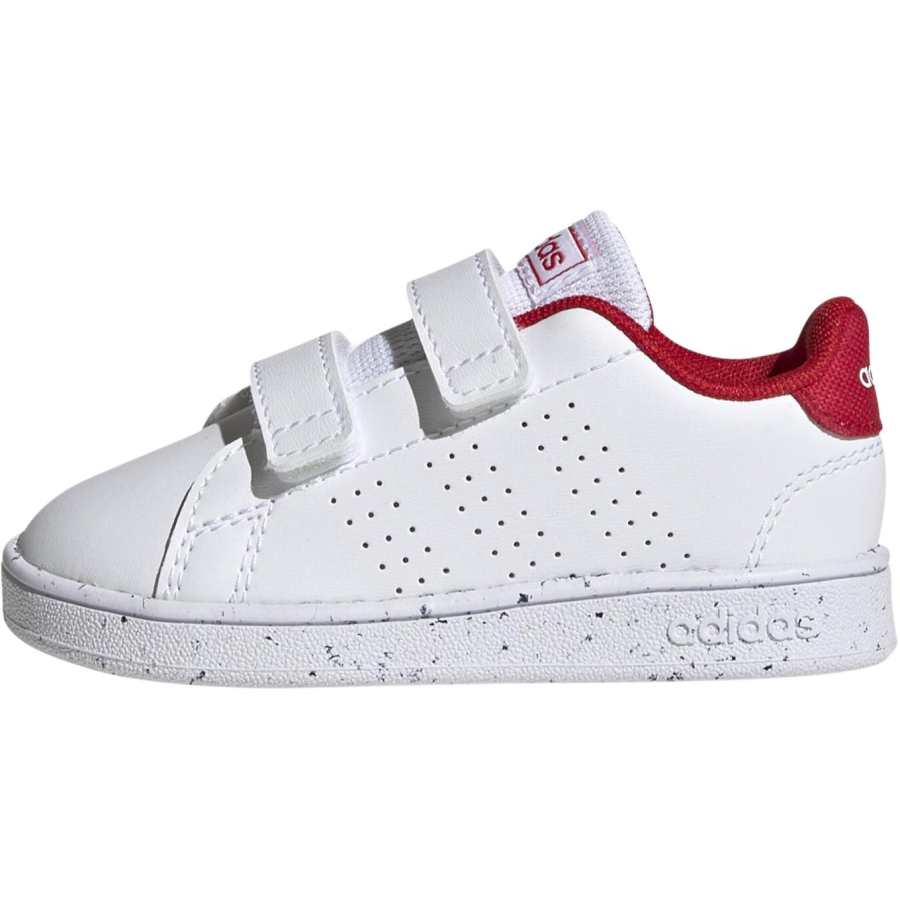 Adidas Adidas Slip Resistant Abrasion Resistant Slip Resistant Abrasion Resistant Low top Toddler Shoes White Red