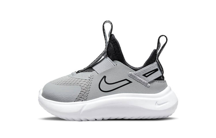 Nike Nike Flex Slip Resistant Cushioning Abrasion Resistant Low top Toddler Shoes Gray Black Infant And Toddler
