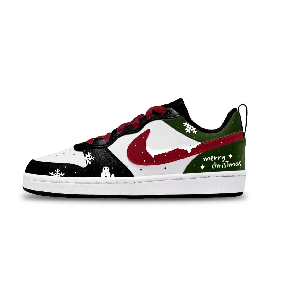 Nike Nike Court Borough Leather Abrasion Resistant Abrasion Resistant Low top Kids' Skateboarding Shoes Teenagers