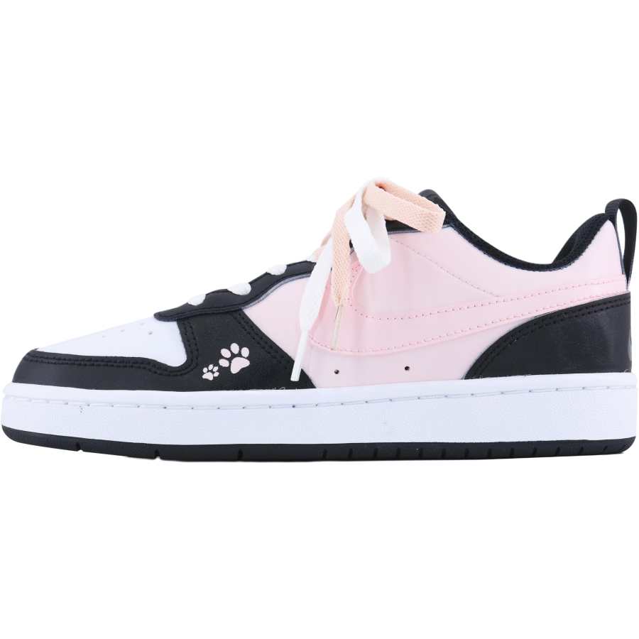 Nike Nike Court Borough Low 2 Berry Klee Leather Low top Kids' Skateboarding Shoes White Black Pink