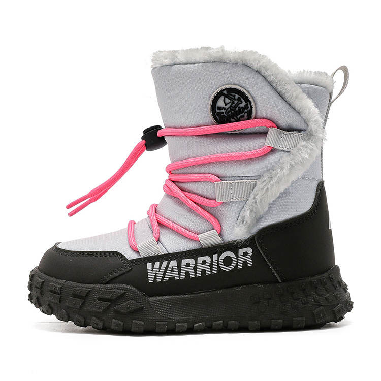Warrior Niche Unique Style, Fashionable And Versatile, Thickened And Fleece Lined Cotton Boots, Outdoor Casual
