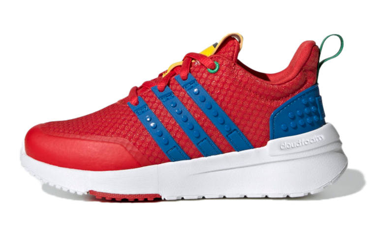 Adidas LEGO x Adidas Racer Tr K Slip Resistant, Abrasion Resistant, Lightweight Low top Kids' Running Shoes Red Kids'