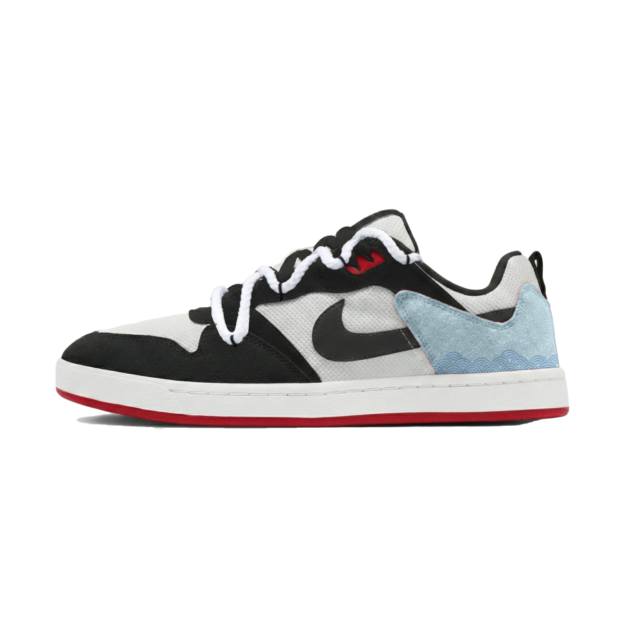 Nike Nike SB Alleyoop Gintama Wave Mesh Low top Skateboard Shoes Black Unisex