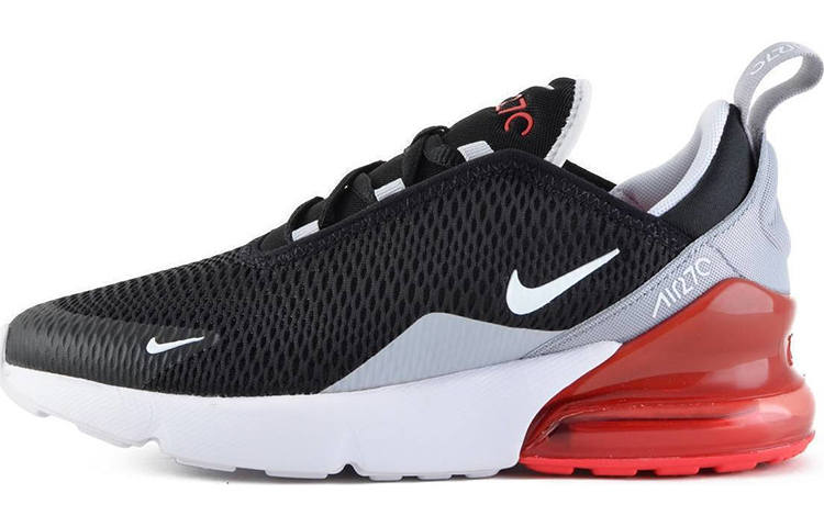 Nike Nike Air Max 270 Running Shoes Black Red Children Aged 3 7 Years Old