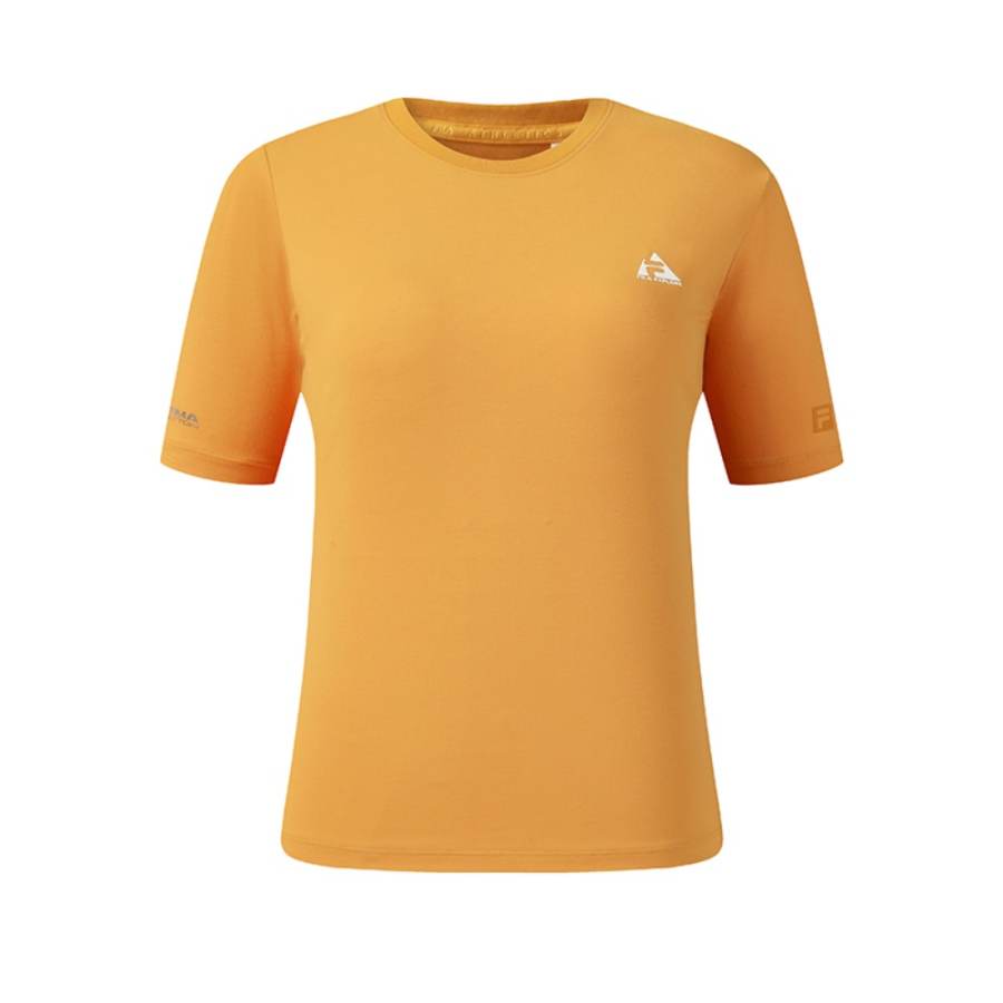 FILA EXPLORE T Shirt Women's Dyeing Yam Orange