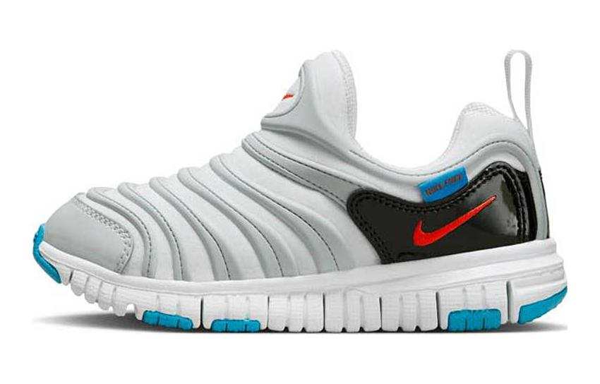 Nike Nike Dynamo Free Synthetic Leather Abrasion Resistant Low top Kids Lifestyle Shoes White Light Dark Red Kids'