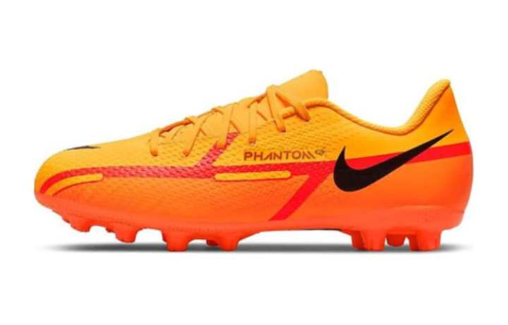 Nike Nike Junior Phantom GT2 Academy Abrasion Resistant Breathable Low top Kids' Soccer Shoes Orange Kids'