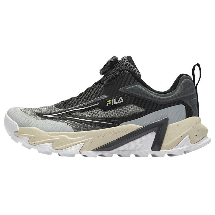 FILA KIDS Serpent Leopard Shoes Lightweight Cushioning Kids' Running Shoes Castle Gray/Black Kids'