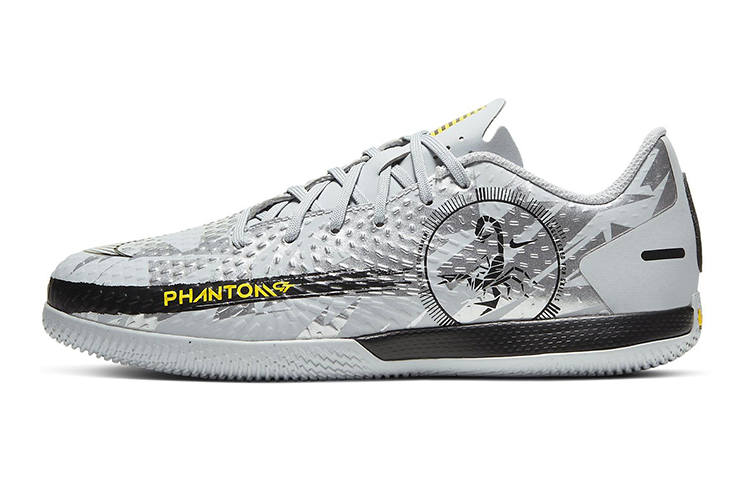 Nike Nike Phantom GT JR Academy Cushioning, Wear Resistant Low top Kids' Soccer Shoes Silver Kids'