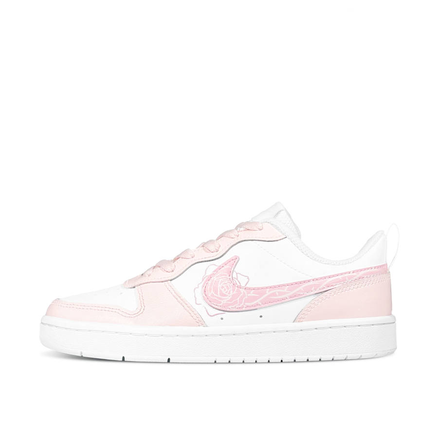 Nike Nike Court Borough Rose Tale Low top Kids' Skateboarding Shoes Pink White Teenagers