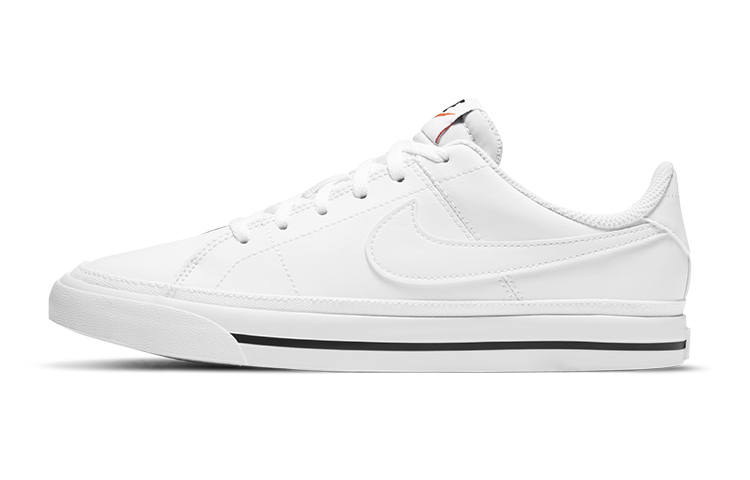 Nike Nike Court Legacy Synthetic Leather Slip Resistant Cushioning Abrasion Resistant Balance Low top Skateboard Shoes White