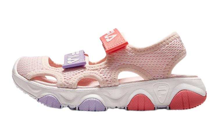FILA KIDS Slip Resistant Abrasion Resistant Children's Sandals Pink White Children Aged 3 7 Years Old