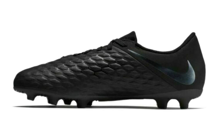 Nike Nike Slip Resistant Cushioning Abrasion Resistant Low top Kids' Soccer Shoes Black Kids'