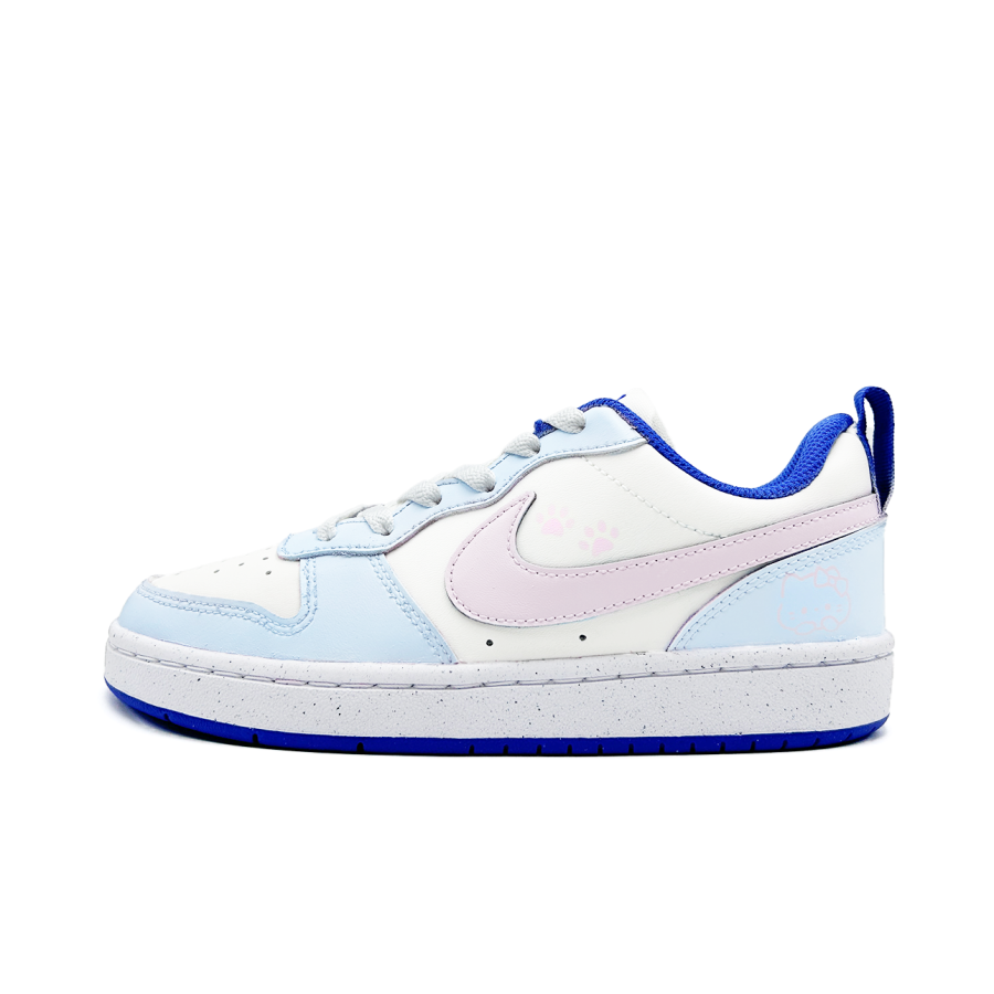 Nike Nike Court Borough Milkshake Cat Slip Resistant, Abrasion Resistant, Breathable Low top Kids' Skateboarding Shoes