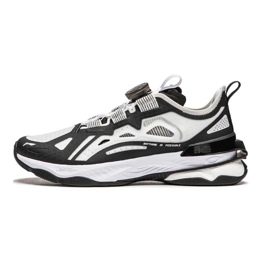 Li-Ning YOUNG Li Ning YOUNG Firefly Low top Casual Shoes Black White Teenagers