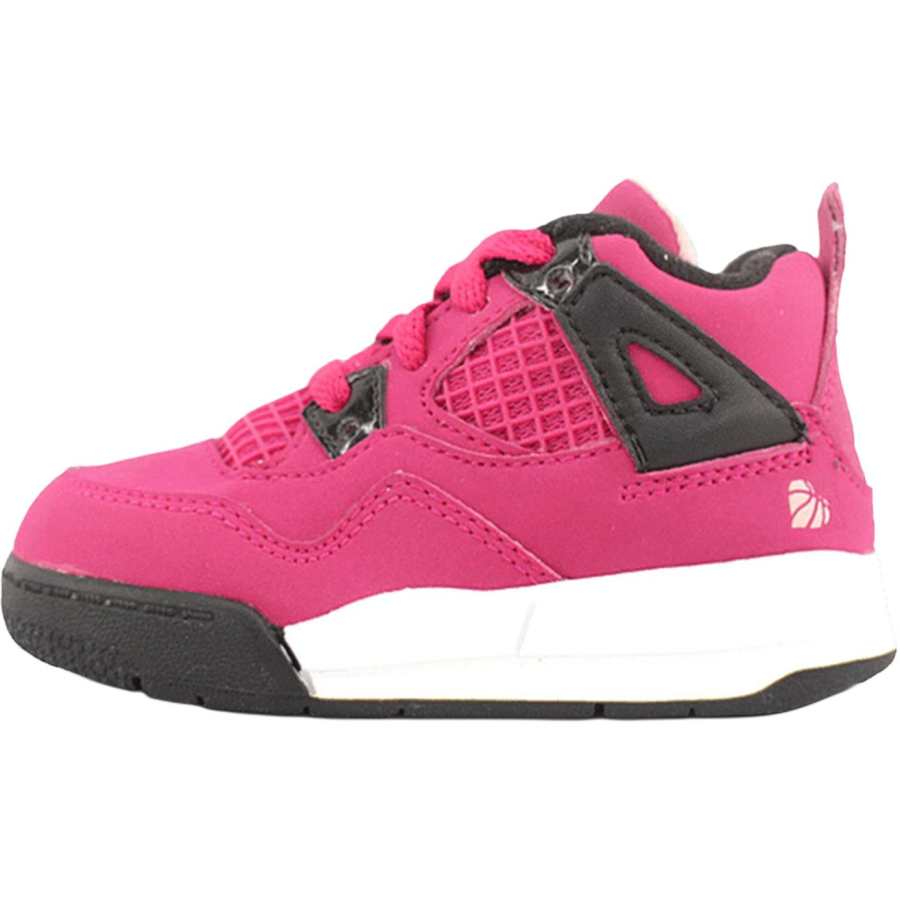 Jordan Jordan Air Jordan 4 Mid top Toddler Shoes Dark Pink Infant And Toddler