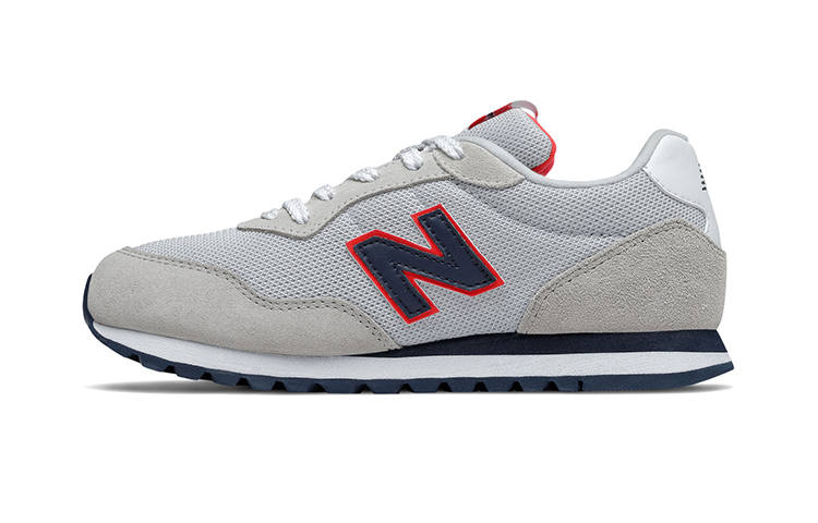 New Balance New Balance NB 527 Kids Lifestyle Shoes Gray Red Teenagers