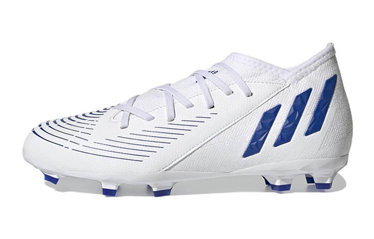 Adidas Adidas PREDATOR Slip Resistant, Abrasion Resistant, Lightweight Low top Kids' Soccer Shoes White Blue Kids'