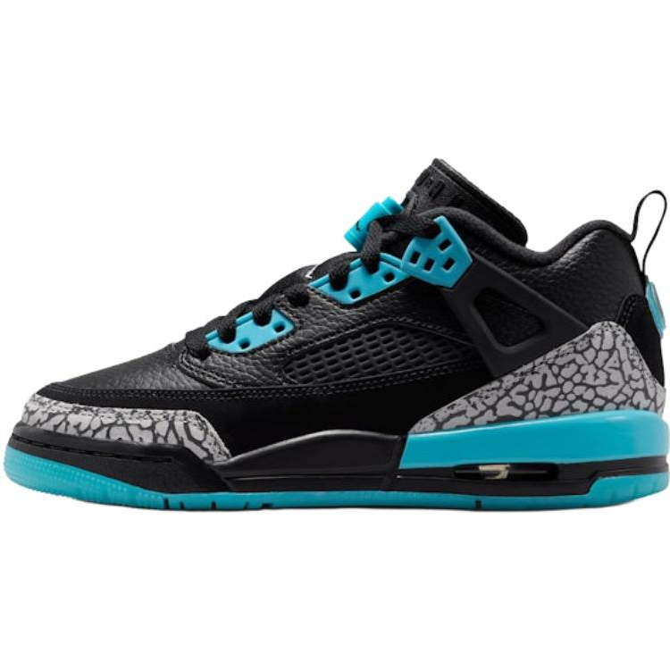 Jordan Jordan Spizike Mid top Basketball Shoes Black Blue Unisex