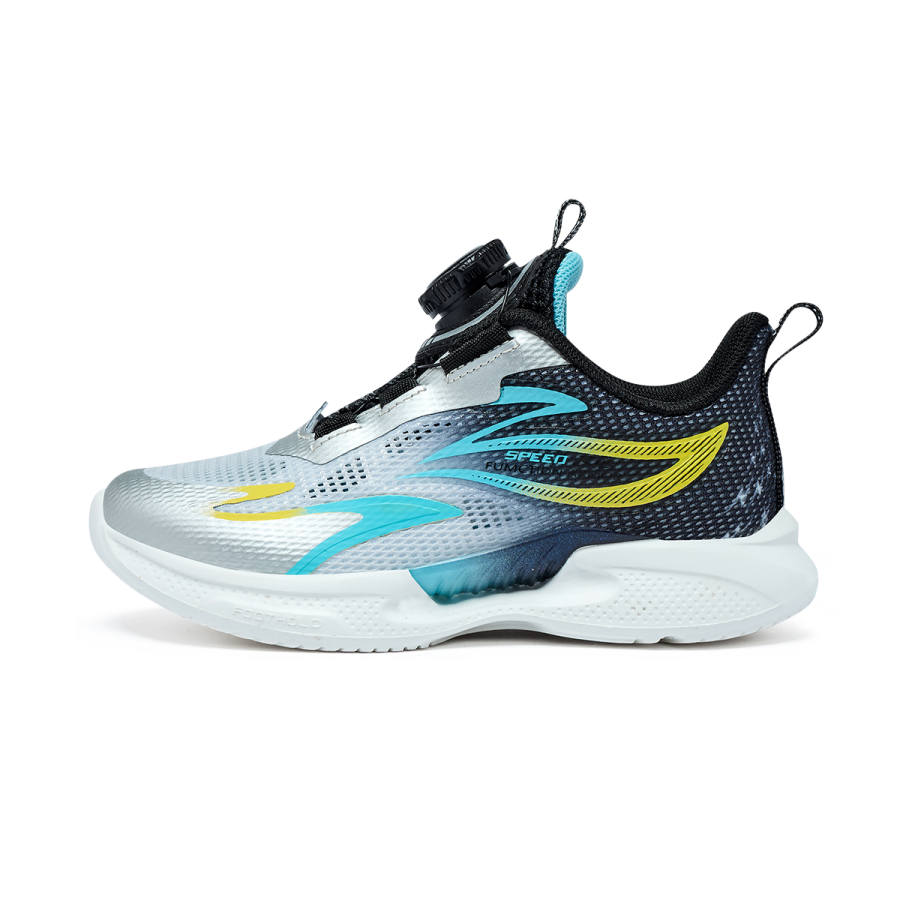 BIG WASP Fabric Slip Resistant, Abrasion Resistant, Breathable, Lightweight Cushioning Low top Kids' Running Shoes