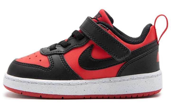 Nike Nike Court Borough Low Recraft PS 'Black University Red'