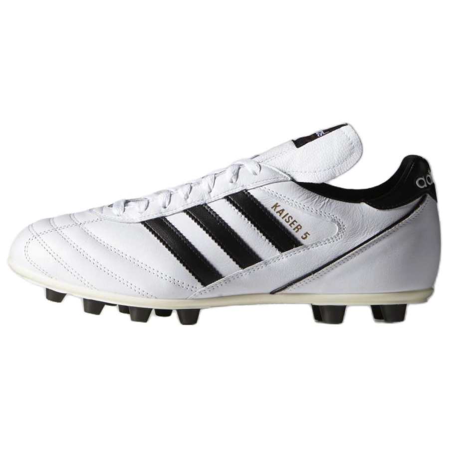 Adidas Adidas KAISER 5 FG Firm Ground Soccer Shoes Men's White Black