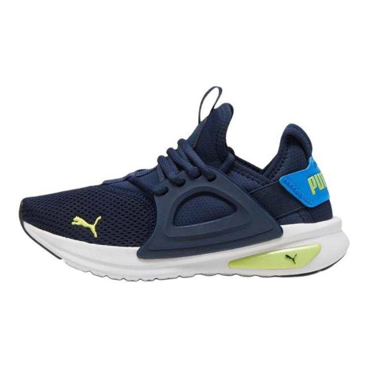 PUMA Enzo Abrasion Resistant Rebound Breathable Lightweight Cushioning Low top Kids' Running Shoes Marine Blue Kids'