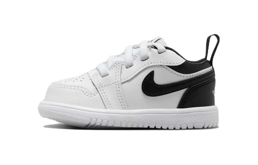 Jordan Baby Jordan Air Jordan 1 Cushioning Abrasion Resistant Cushioning, Wear Resistant Low top Toddler Shoes Black White