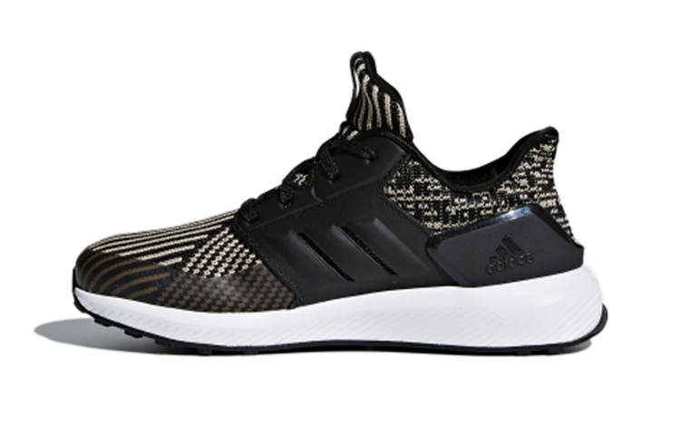 Adidas Adidas Run Knit C Breathable Low top Kids' Running Shoes Black Children Aged 3 7 Years Old