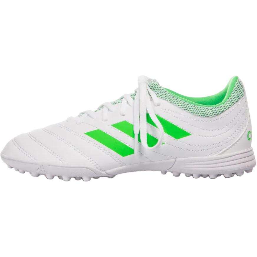 Adidas Adidas Copa 19.3 Trendy Slip Resistant Abrasion Resistant Low top Kids' Soccer Shoes White Teenagers