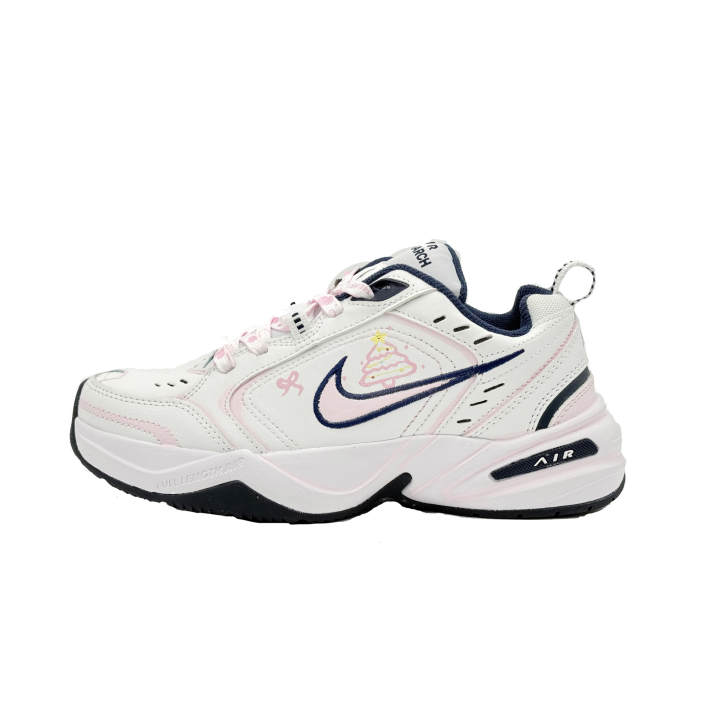 Nike Nike Air Monarch 4 Winter Party Slip Resistant Low top Chunky Sneakers Unisex Pink White