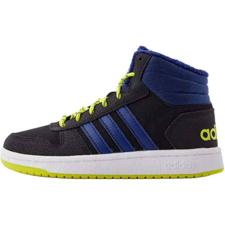Adidas Neo Hoops 2.0 Abrasion Resistant Cushioning Abrasion Resistant Cushioning Mid top Basketball Shoes Blue Black