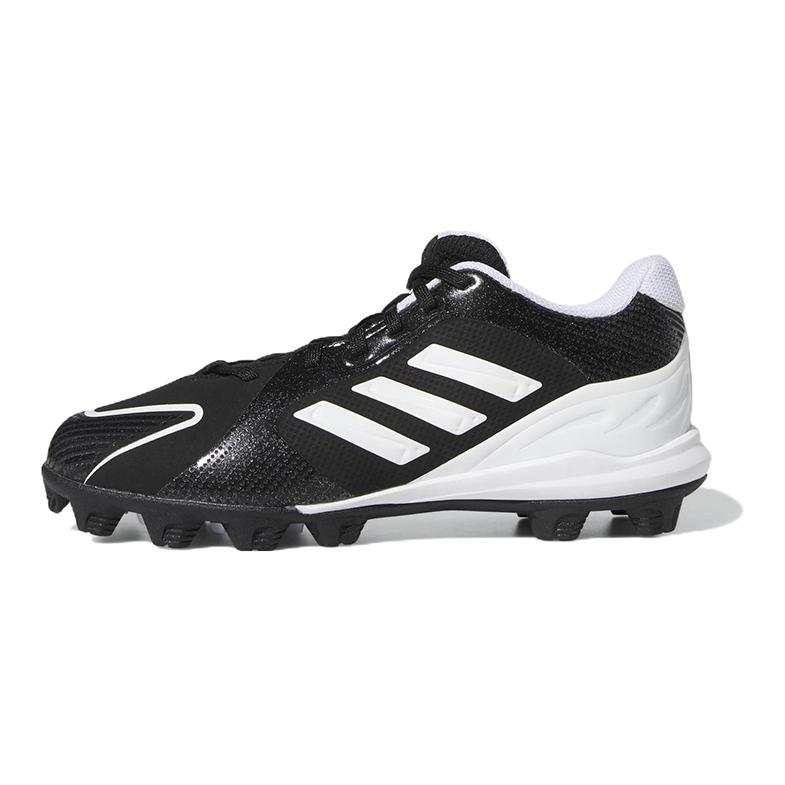 Adidas Adidas Purehustle Molded Cleats K Abrasion Resistant Kids' Training Shoes Black White Kids'