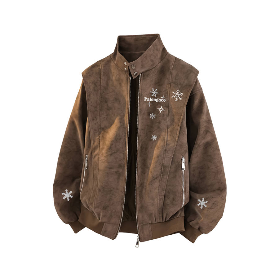 PAL ONGACO Jackets Unisex Stand Collar Moderate Workwear