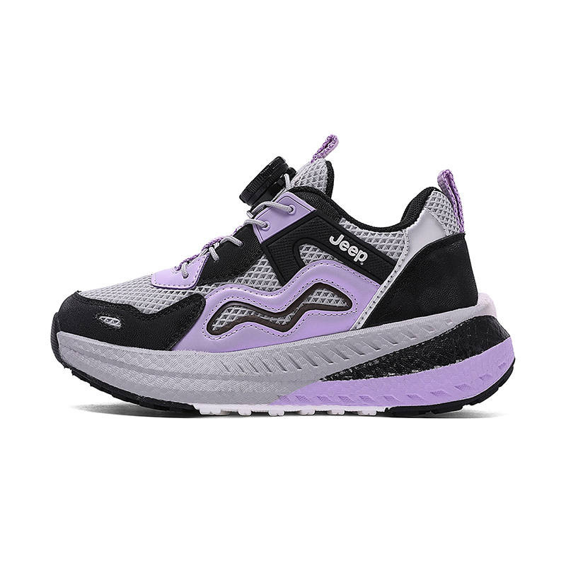 Jeep Slip Resistant Slip Resistant Kids Lifestyle Shoes Black Gray Purple Kids'