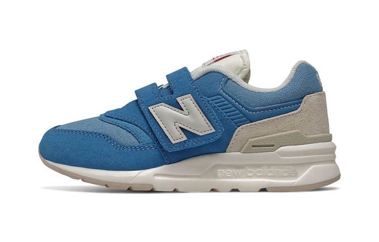 New Balance New Balance Hook And Loop 997H Comfortable Kids Lifestyle Shoes Gray Blue Children Aged 3 7 Years Old